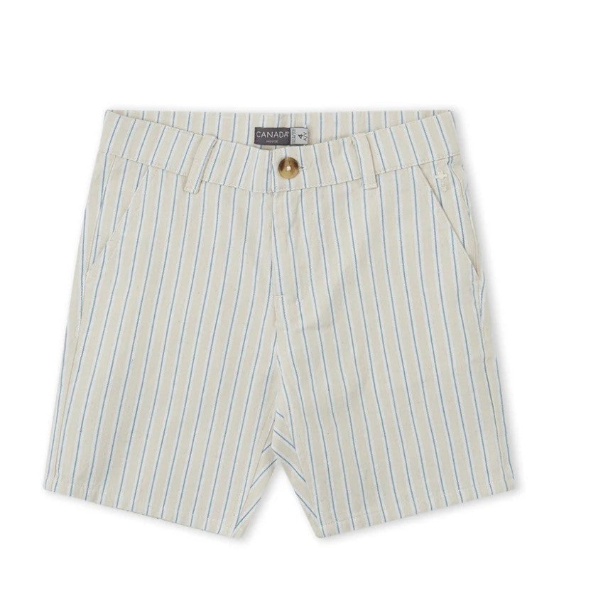 Canada House Boy Beige stripe Shorts