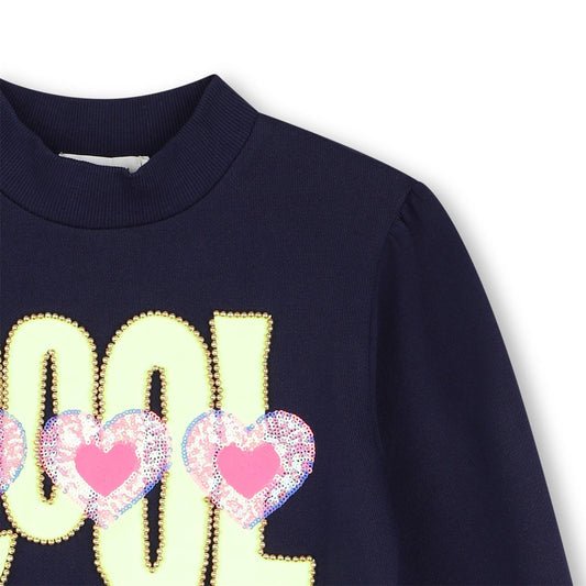 BILLIEBLUSH Navy Sweater