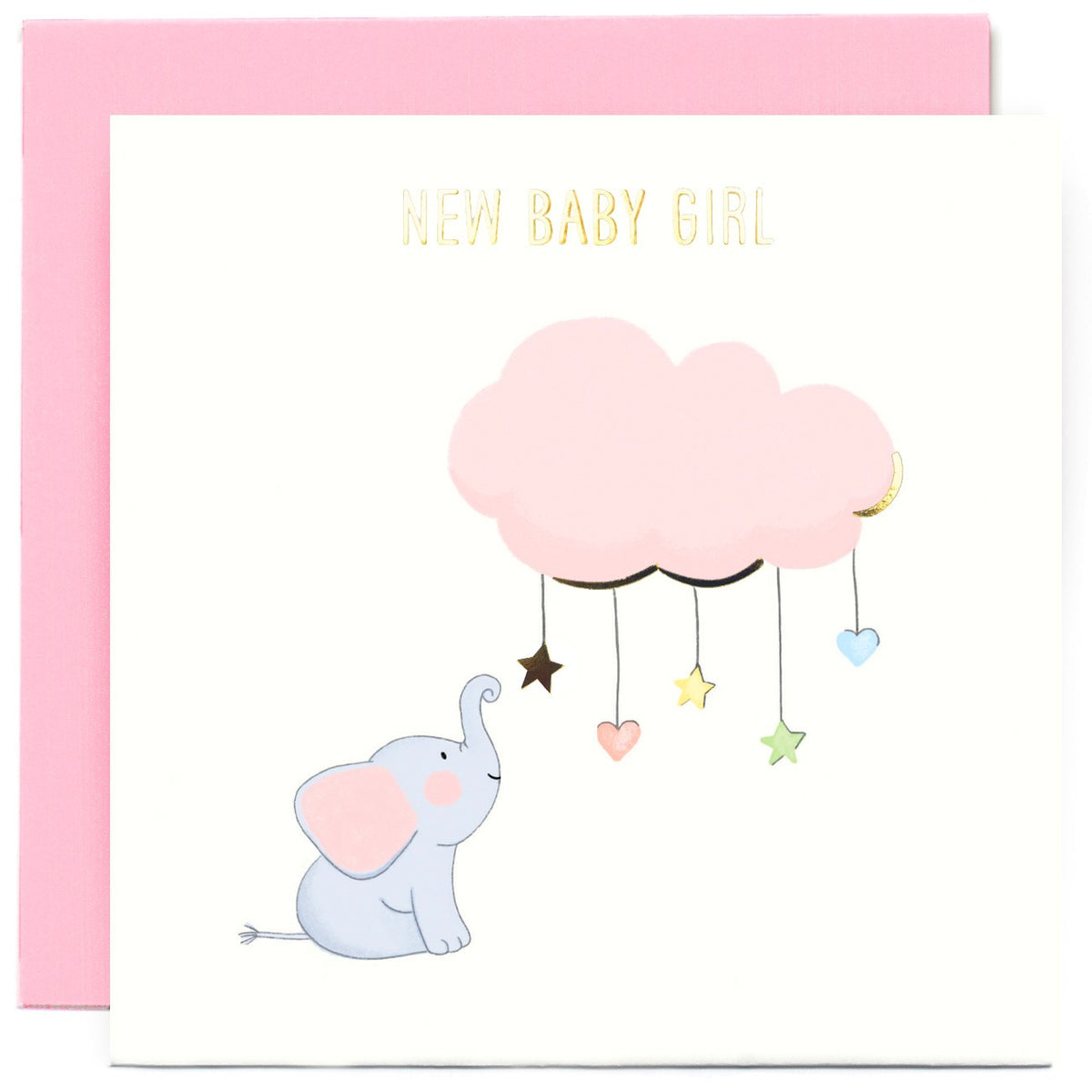 New Baby Girl Card from Card Boutique