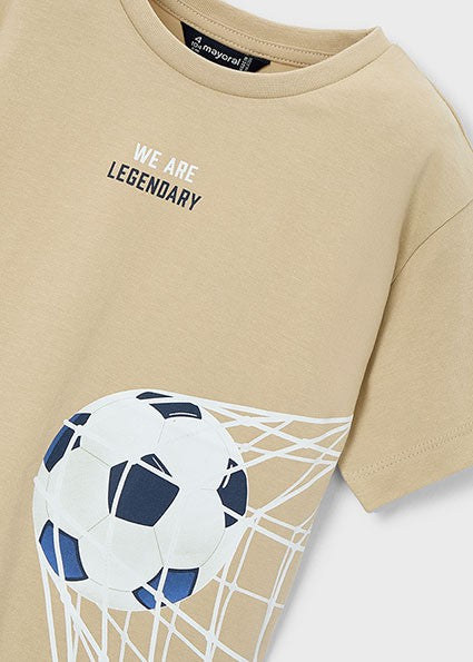 Mayoral Boy T-Shirt With Football Theme Print