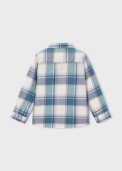 Mayoral Long Sleeved Checked Shirt