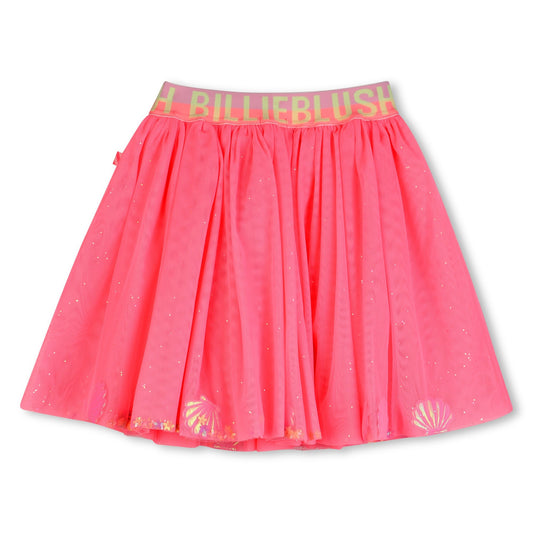BILLIEBLUSH MESH SKIRT FUSCHIA