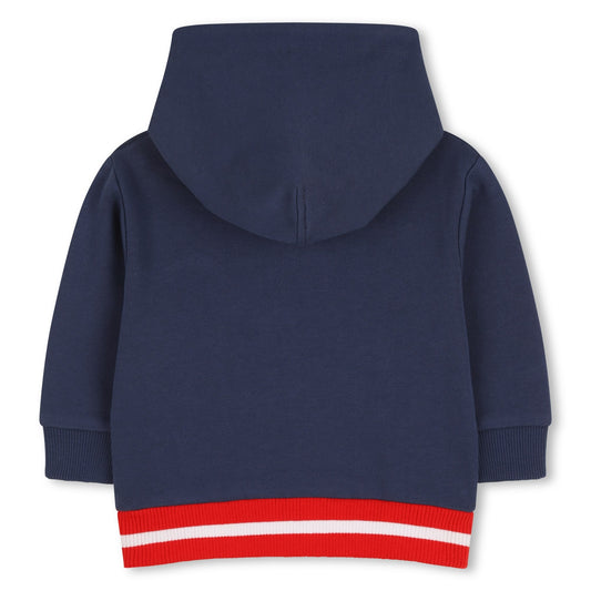 TIMBERLAND BABY BOY HOODED SWEATSHIRT SLATE BLUE