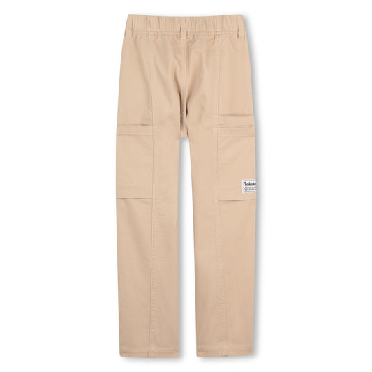 TIMBERLAND BOY TROUSERS PALE STONE