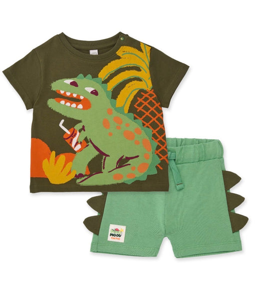 Tuc Tuc BOY HAZY NATURE JERSEY T-SHIRT AND BERMUDAS SET