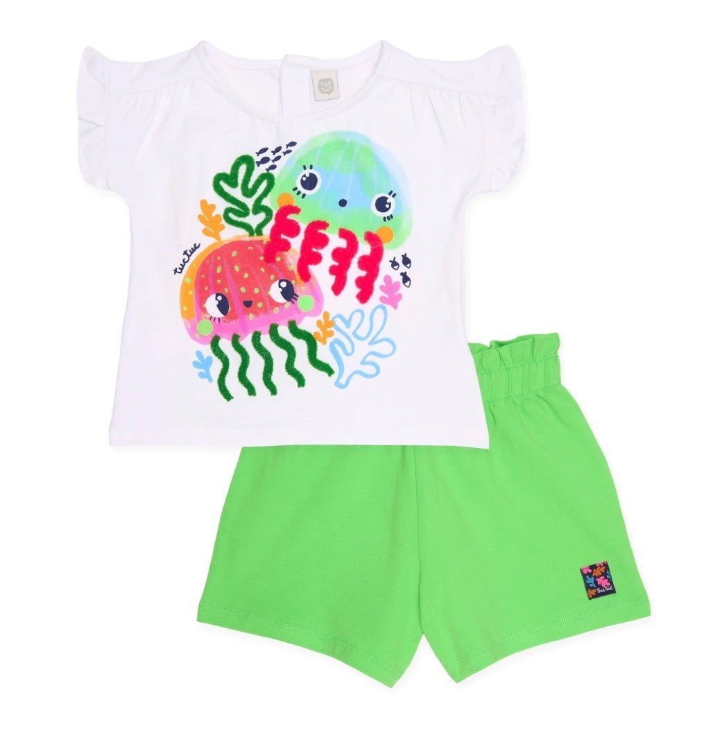 Tuc Tuc Girl Moonlight Splash T-shirt and Shorts Set