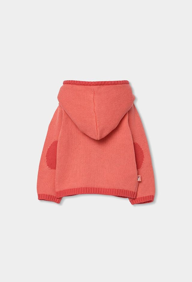 Boboli Knit lady bug jacket for baby girl