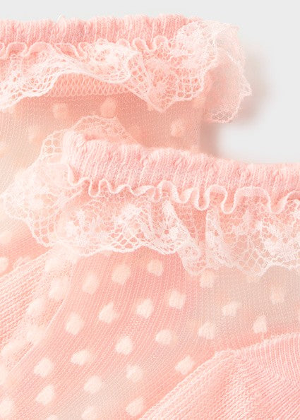 Mayoral Baby Girl Plumeti sock