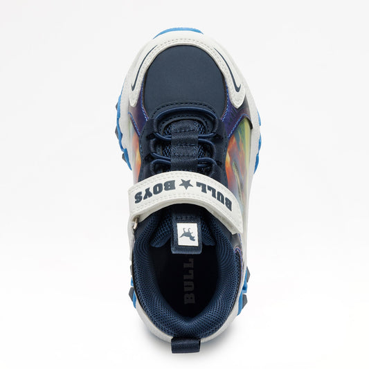 BULL BOYS SPINOSAURO SCARPA in WHITE & BLUE