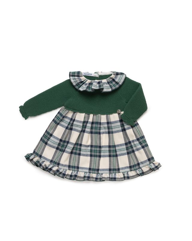 Juliana Knitted Dress in Green