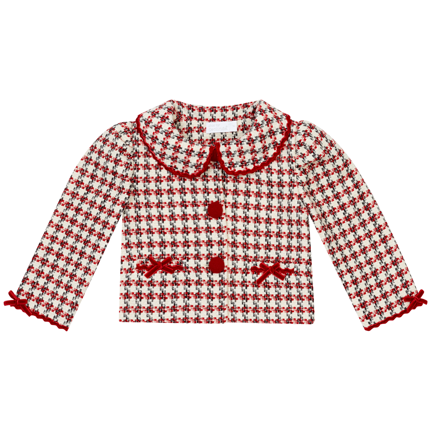 DEOLINDA RED TWEED JACKET