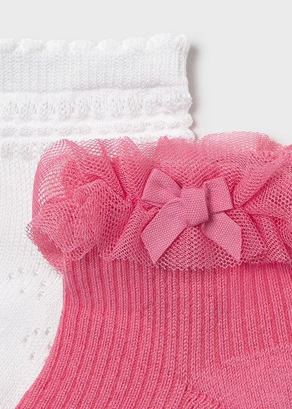 Mayoral 2-pack of dress socks for baby girl