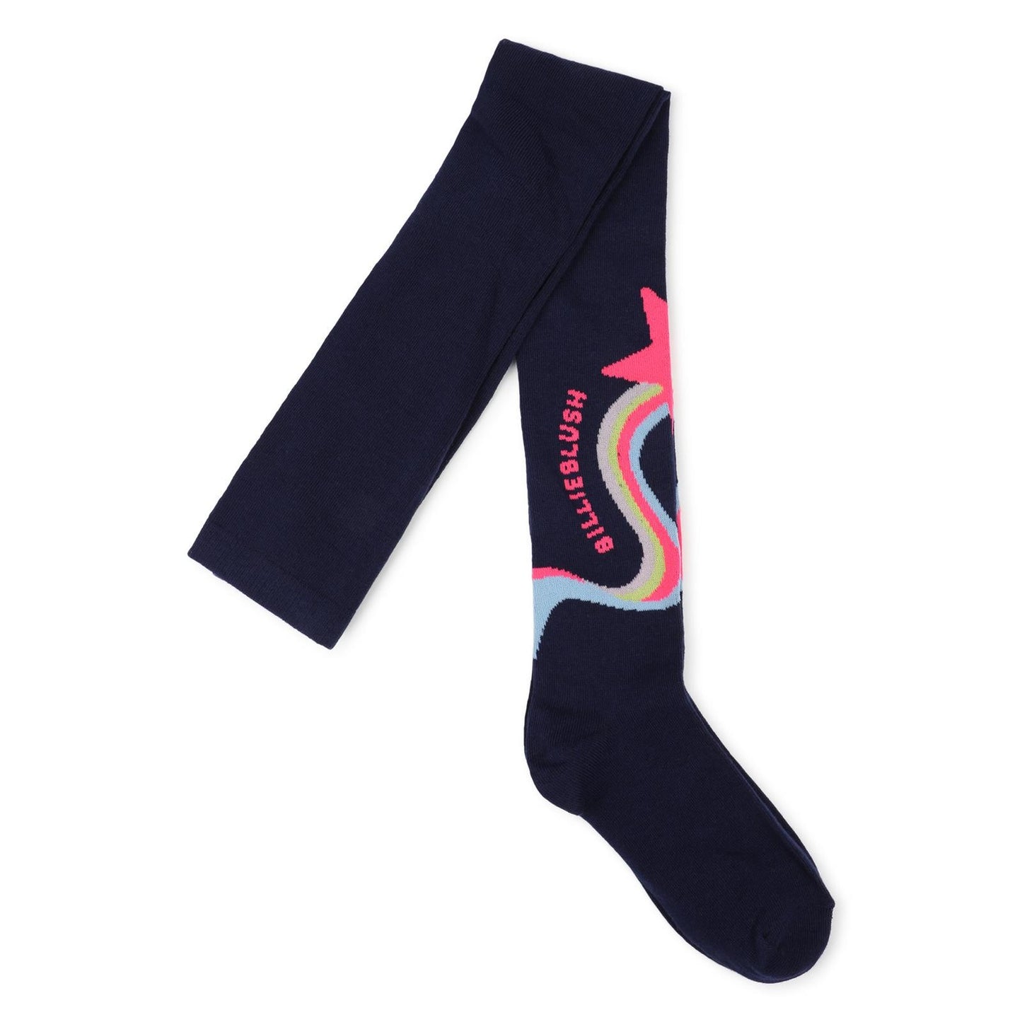 BILLIEBLUSH Navy Blue Tights With Fab Designs