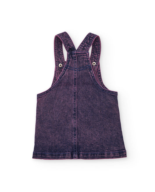 Tuc Tuc Creatures DENIM PINAFORE VIOLET