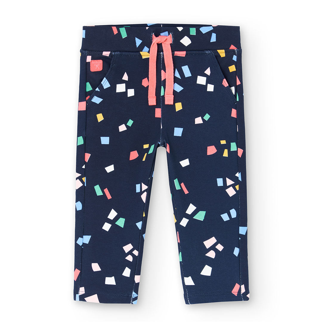 Boboli Girl Printed Fleece Bottoms