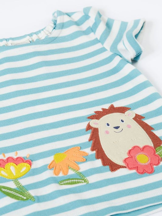 FRUGI WENDY APPLIQUE OUTFIT RAINBOW