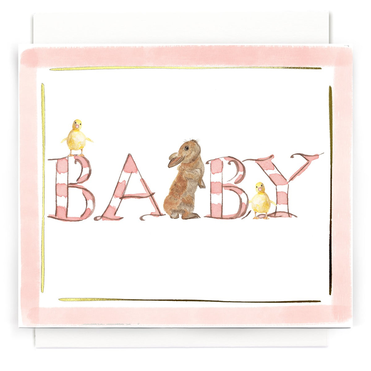Baby Girl With Chicks from Card Boutique