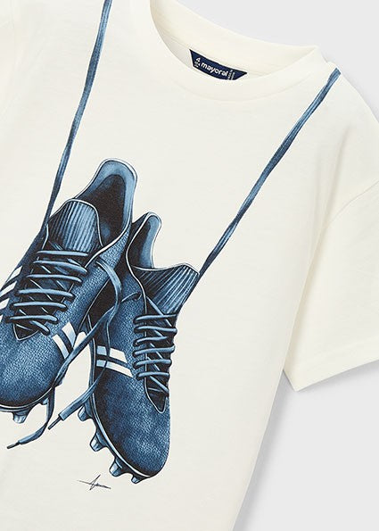 Mayoral Boy Football Boots T-shirt