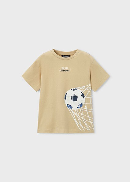 Mayoral Boy T-Shirt With Football Theme Print