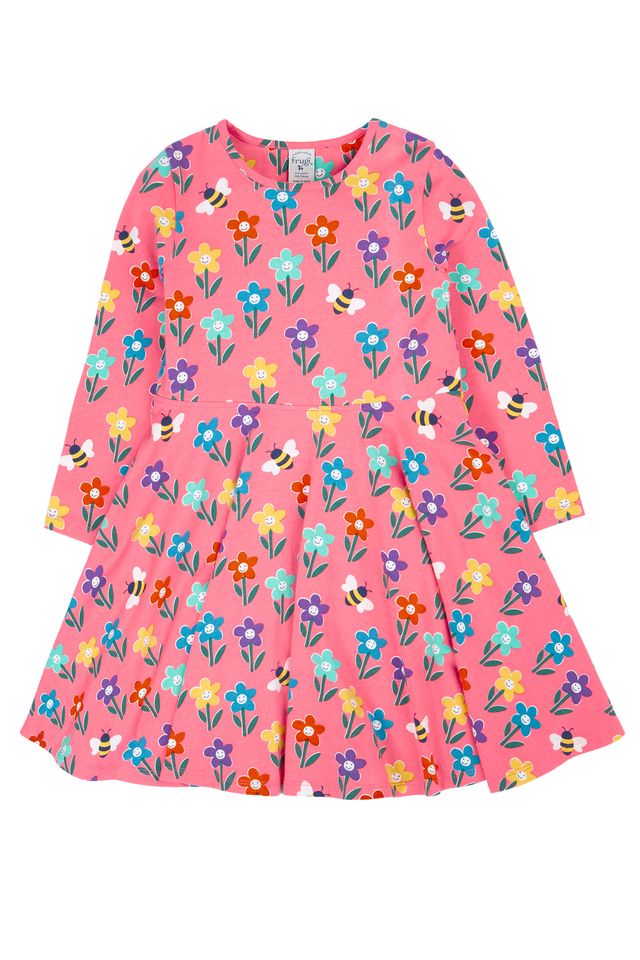 FRUGI SOFIA SKATER DRESS TULIP FUN FLOWERS