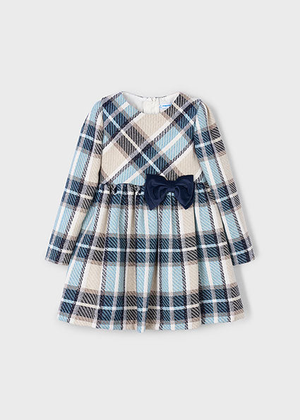 Mayoral Plaid dress Navy