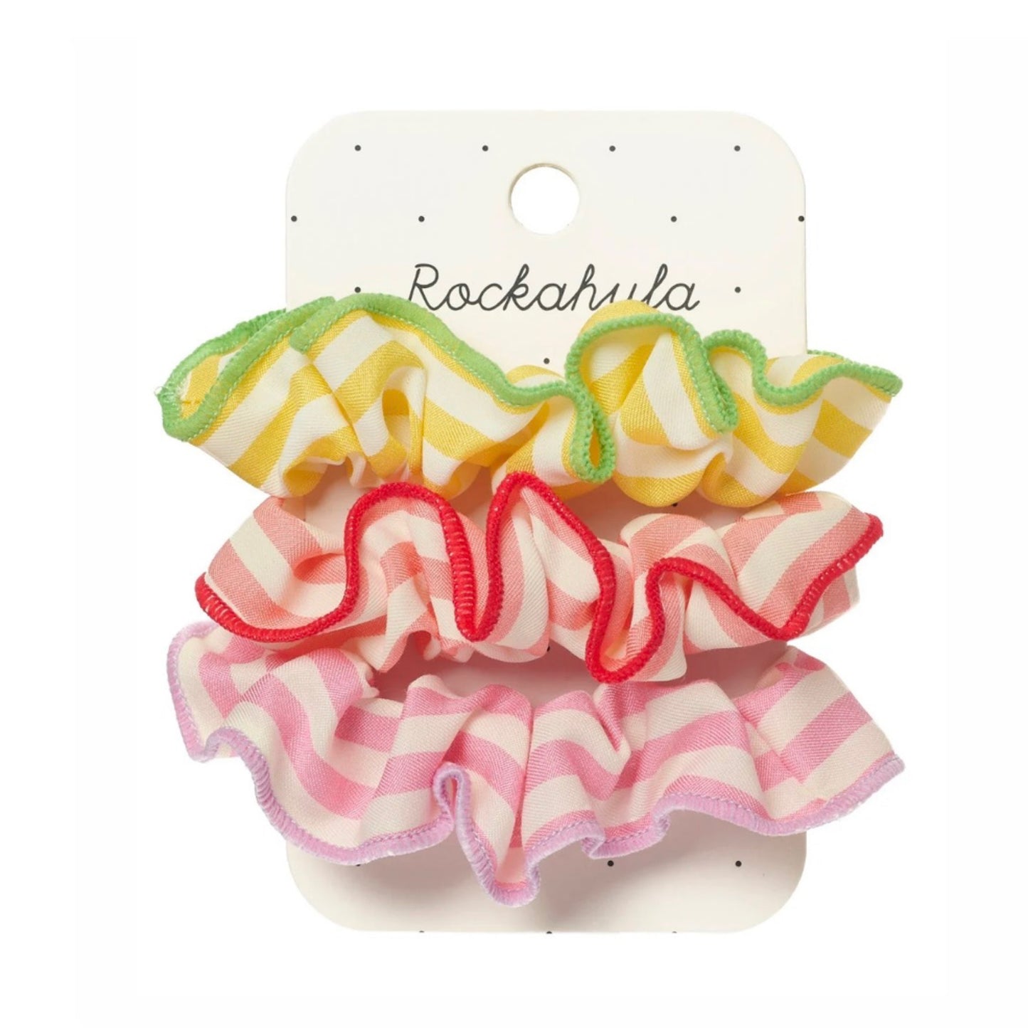 Rockahula Candy Stripe 3 Pack Scrunchies