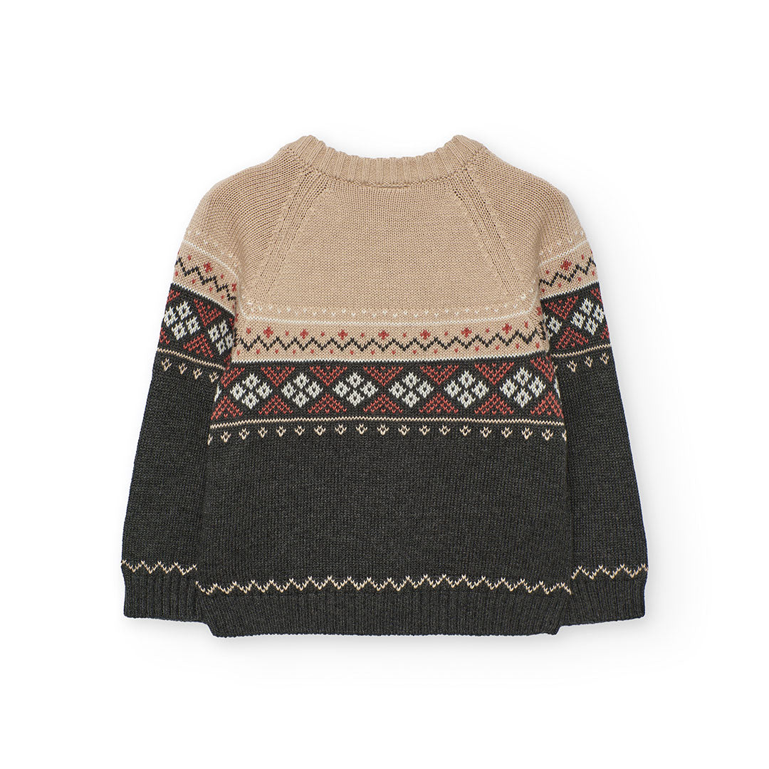 Boboli Boy Knit Sweatshirt
