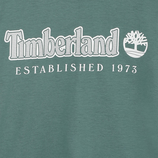 TIMBERLAND SHORT SLEEVES TEE-SHIRT FOREST GREEN