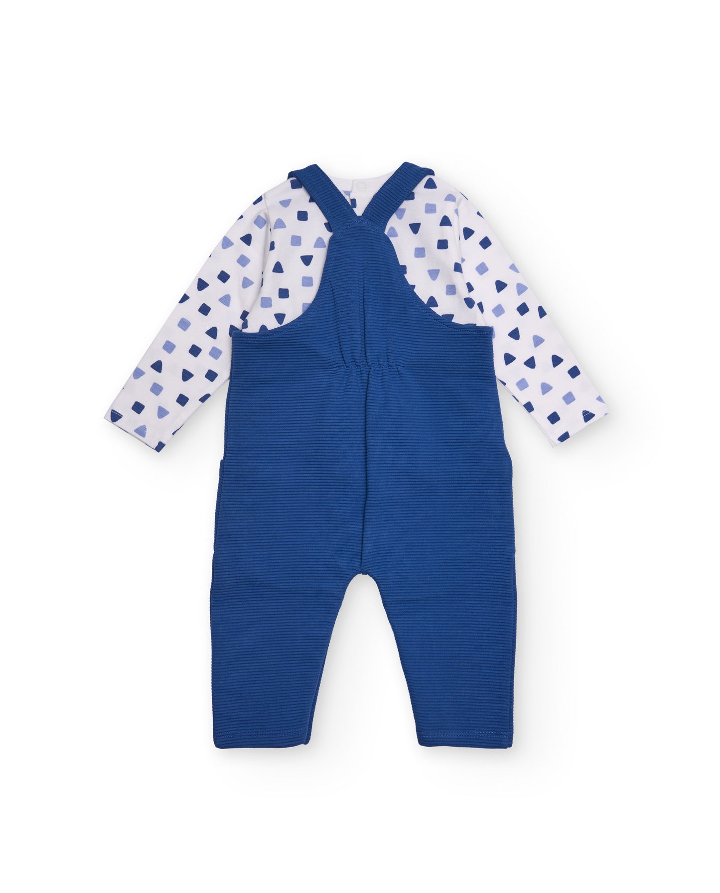 Tuc Tuc Funny Owl KNITTED OVERALL AND T-SHIRT NAVY