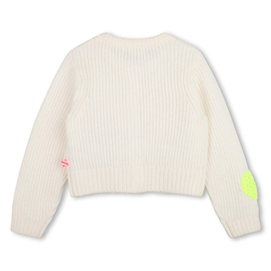 BILLIEBLUSH Beige Knitted Cardigan