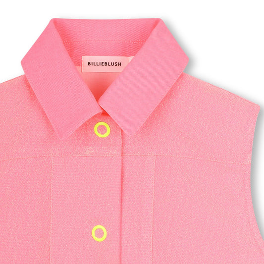 BILLIEBLUSH SLEEVELESS JACKET FUSCHIA
