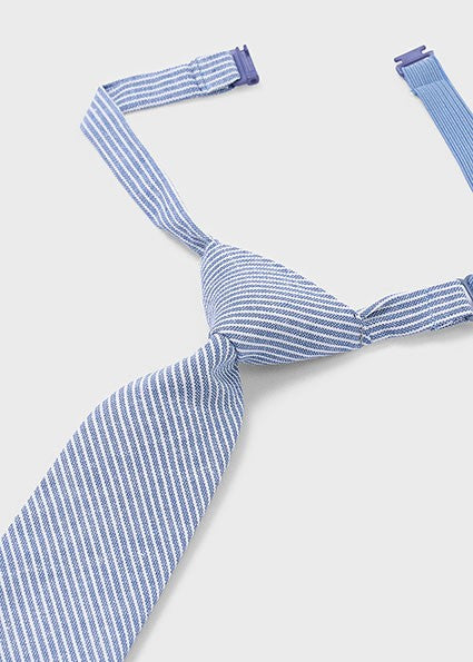 Mayoral Boy Blue Stripe Tie