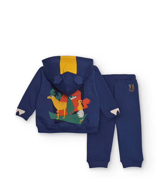Tuc Tuc Natureland PLUSH TRACKSUIT DARK BLUE