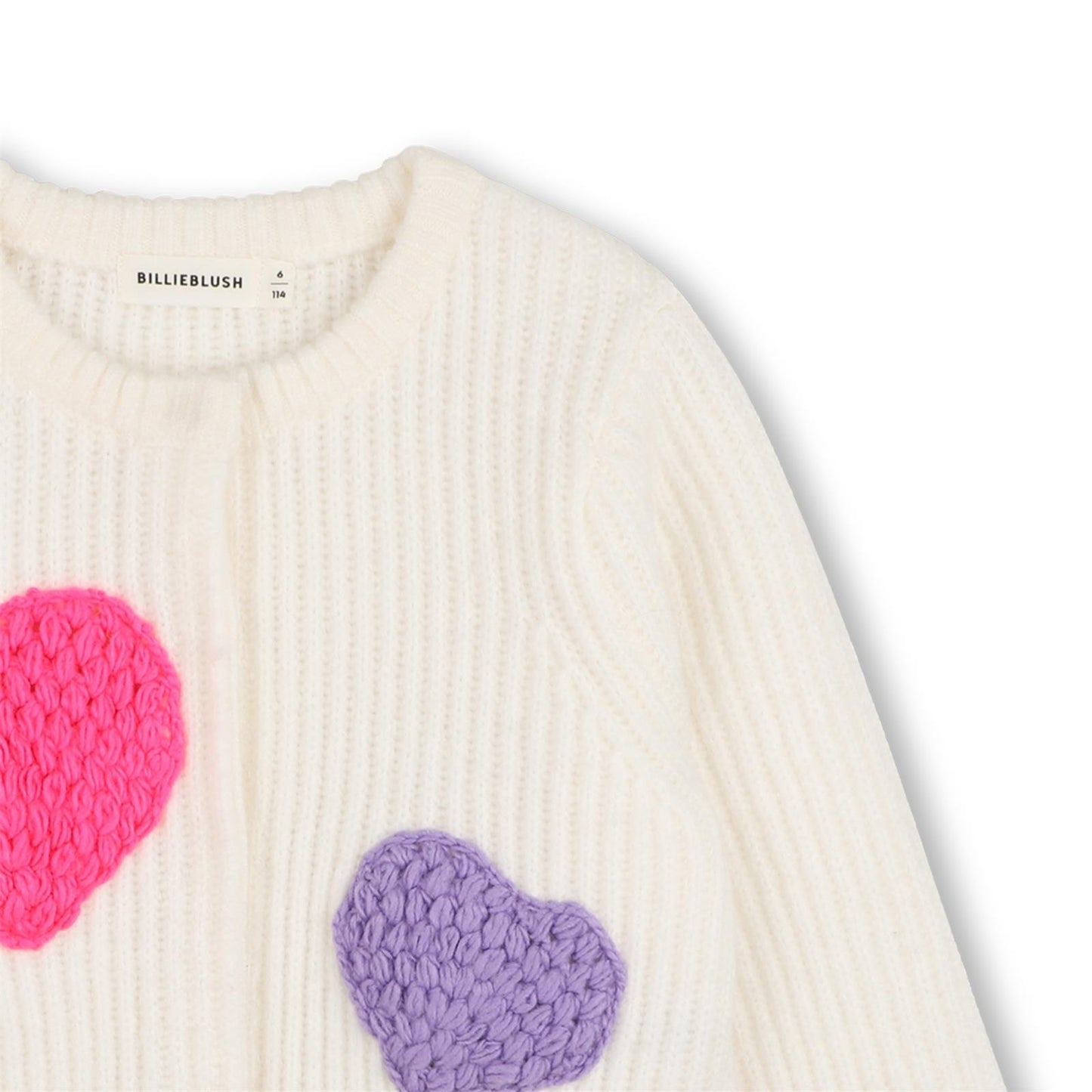 BILLIEBLUSH Beige Knitted Cardigan