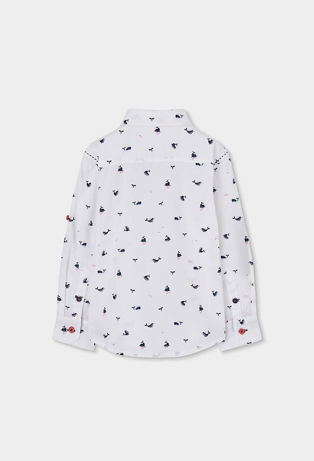 Boboli Poplin shirt printed for