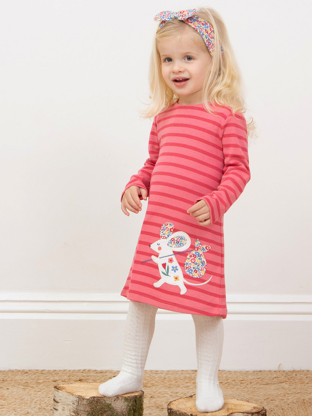 Kite Mouse and about dress Pink