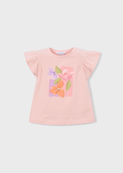 Mayoral Blossom Short Sleeve T-shirt