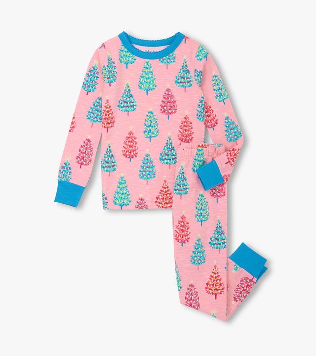 Hatley Girls Christmas Stretch Cotton Pyjamas Set