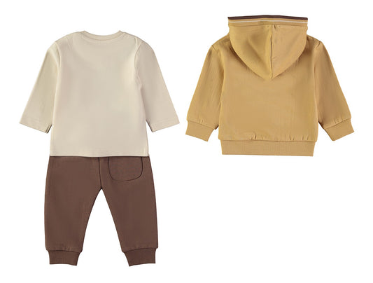 BABYBOL BABY'S 3 PCS SET MUSTARD