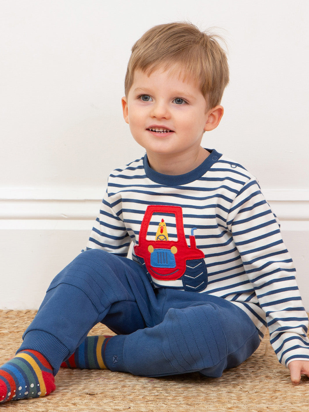 Kite Boy Farmer Cluck Top