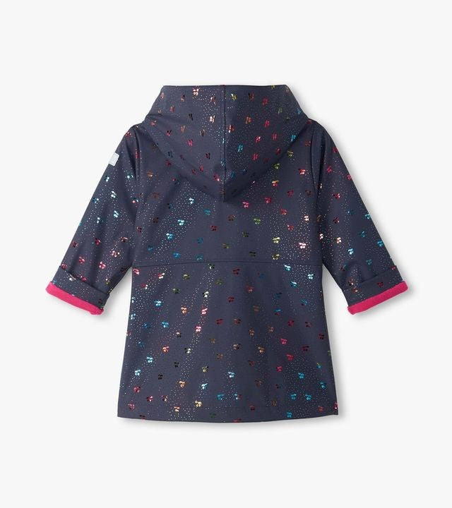 Hatley Rainbow Foil Cherry Rain Coat