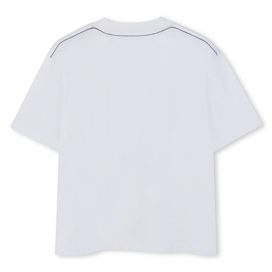 TIMBERLAND BOY SHORT SLEEVE TEE-SHIRT WHITE