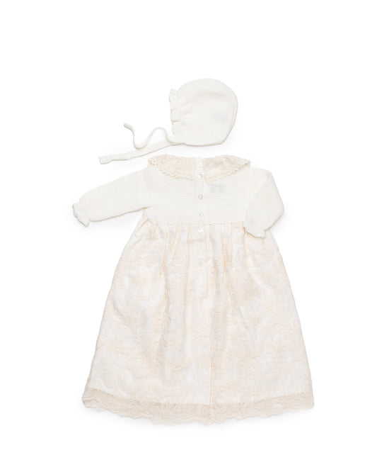 JULIANA - Lace Baby Ceremony Gown Cream