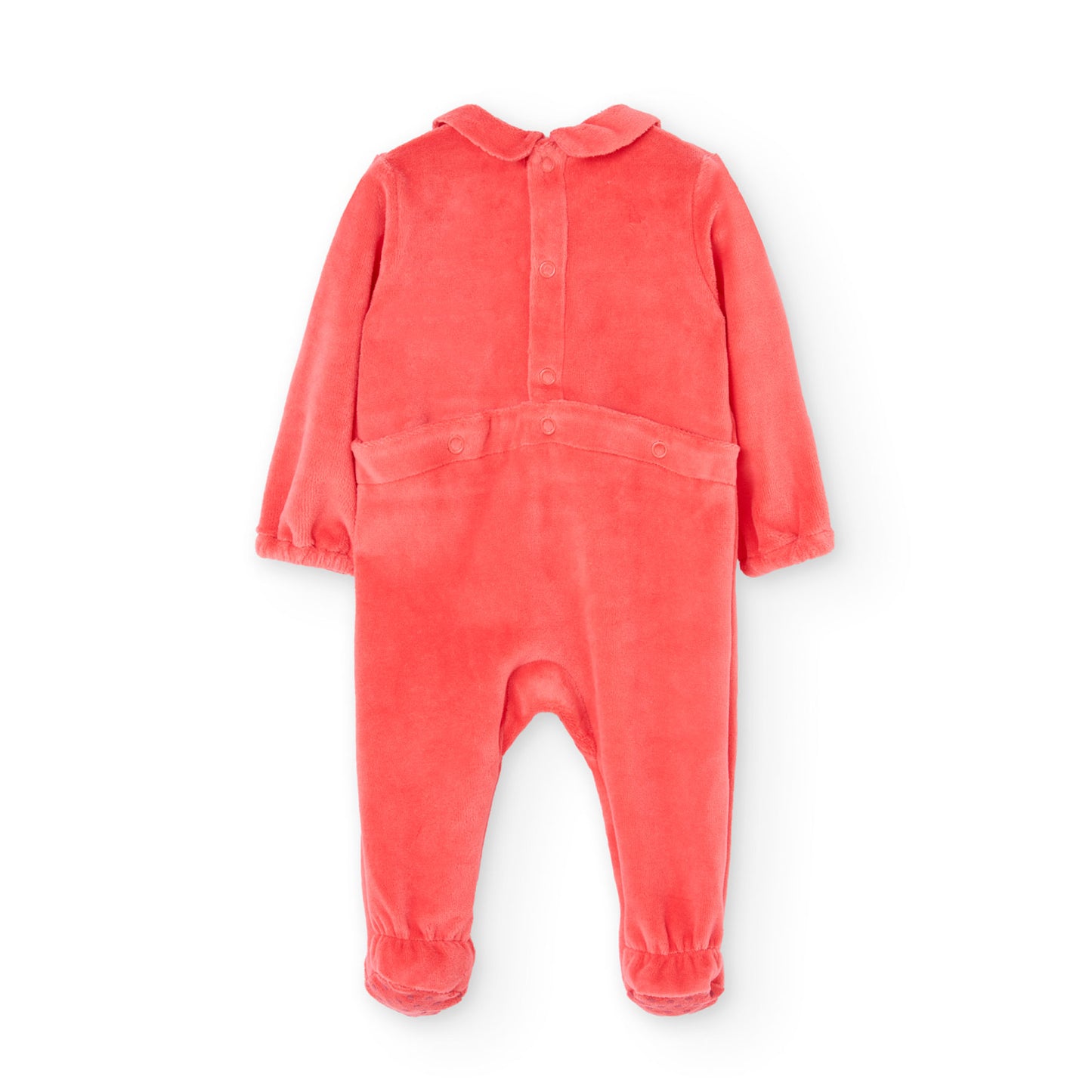 Boboli Baby Girl Velour Babygro