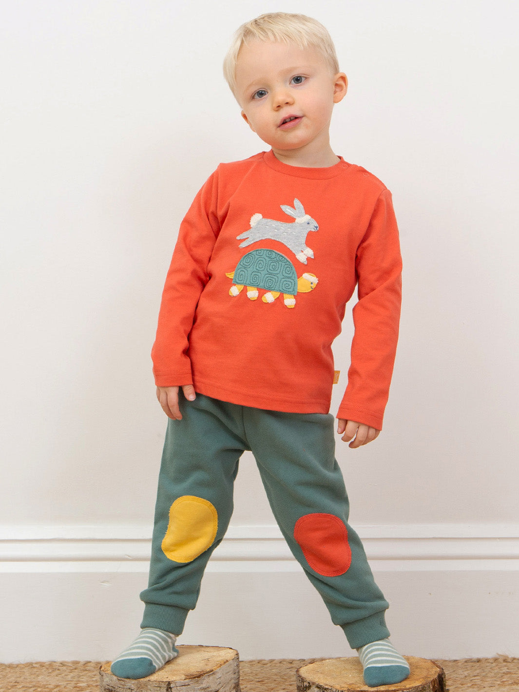 Kite Boy Green Knee Patch Bottoms