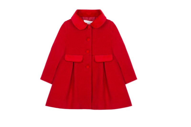 PATACHOU Red Woven Dress Coat