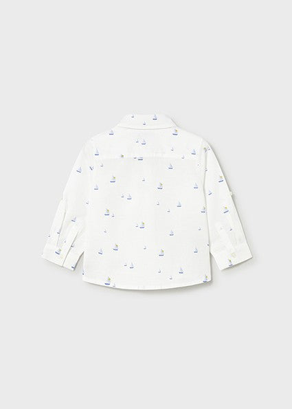 Mayoral Baby Boy Beach Linen Shirt