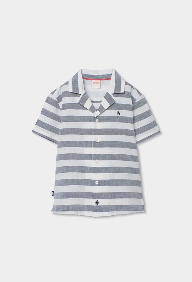 Boboli Shirt linen striped for boy