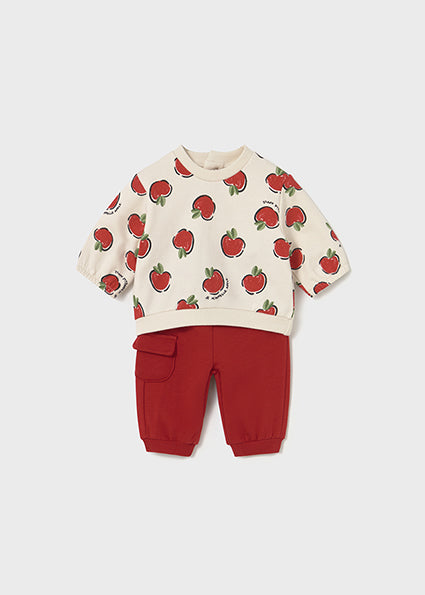 Mayoral Baby Girl cherry set (4 garments)