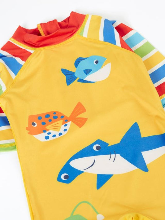 FRUGI LITTLE SUN SAFE SUIT YELLOW